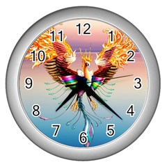 Picsart 23-05-08 19-20-32-181 Wall Clock (silver) by DeSine