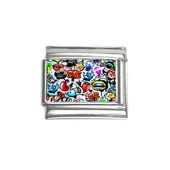 Graffiti Art Cartoon Comic Italian Charm (9mm) by Salman4z