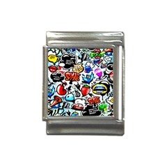 Graffiti Art Cartoon Comic Italian Charm (13mm) by Salman4z