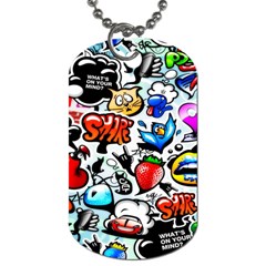 Graffiti Art Cartoon Comic Dog Tag (one Side) by Salman4z