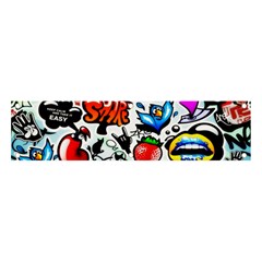 Graffiti Art Cartoon Comic Banner And Sign 4  X 1  by Salman4z