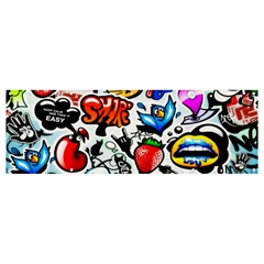 Graffiti Art Cartoon Comic Banner And Sign 12  X 4  by Salman4z