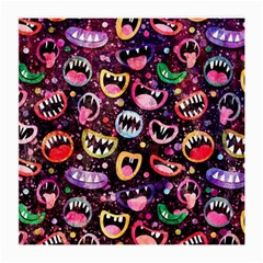 Funny Monster Mouths Medium Glasses Cloth (2 Sides)