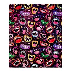 Funny Monster Mouths Shower Curtain 60  X 72  (medium) 