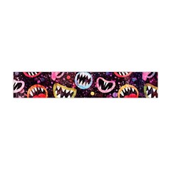 Funny Monster Mouths Premium Plush Fleece Scarf (mini)