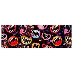 Funny Monster Mouths Banner And Sign 9  X 3  by Salman4z