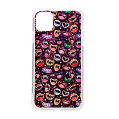 Funny Monster Mouths Iphone 11 Tpu Uv Print Case by Salman4z