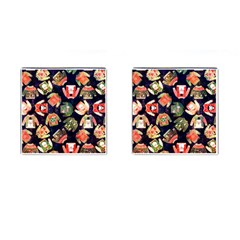 Ugly Christmas Cufflinks (square) by Salman4z