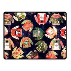 Ugly Christmas Fleece Blanket (small) by Salman4z