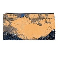 Waves Aesthetic Ocean Retro Sea Vintage Pencil Case by Salman4z