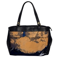 Waves Aesthetic Ocean Retro Sea Vintage Oversize Office Handbag by Salman4z