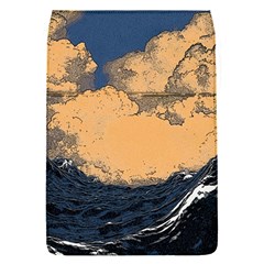 Waves Aesthetic Ocean Retro Sea Vintage Removable Flap Cover (s) by Salman4z