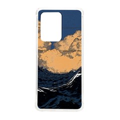 Waves Aesthetic Ocean Retro Sea Vintage Samsung Galaxy S20 Ultra 6 9 Inch Tpu Uv Case by Salman4z