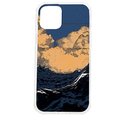 Waves Aesthetic Ocean Retro Sea Vintage Iphone 12 Pro Max Tpu Uv Print Case by Salman4z