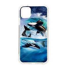 Orca Wave Water Underwater Iphone 11 Tpu Uv Print Case by Salman4z