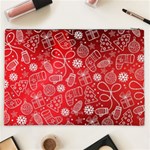 Christmas Pattern Red Cosmetic Bag (XXL) Back