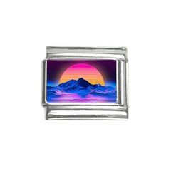 Sun Ultra Artistic 3d Illustration Sunset Italian Charm (9mm) by Salman4z