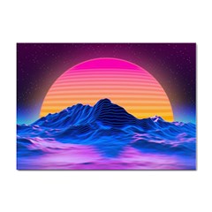 Sun Ultra Artistic 3d Illustration Sunset Sticker A4 (10 Pack) by Salman4z