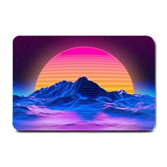 Sun Ultra Artistic 3d Illustration Sunset Small Doormat by Salman4z