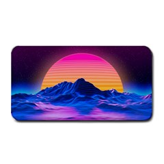 Sun Ultra Artistic 3d Illustration Sunset Medium Bar Mat by Salman4z