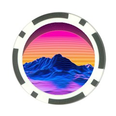 Sun Ultra Artistic 3d Illustration Sunset Poker Chip Card Guard (10 Pack) by Salman4z