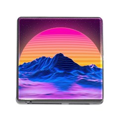 Sun Ultra Artistic 3d Illustration Sunset Memory Card Reader (square 5 Slot) by Salman4z