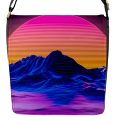 Sun Ultra Artistic 3d Illustration Sunset Flap Closure Messenger Bag (s) by Salman4z