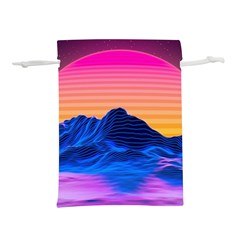 Sun Ultra Artistic 3d Illustration Sunset Lightweight Drawstring Pouch (l) by Salman4z