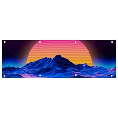 Sun Ultra Artistic 3d Illustration Sunset Banner And Sign 9  X 3  by Salman4z