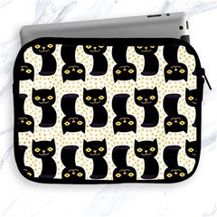 Black Cats And Dots Koteto Cat Pattern Kitty Apple Ipad 2/3/4 Zipper Cases by Salman4z