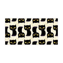 Black Cats And Dots Koteto Cat Pattern Kitty Yoga Headband by Salman4z