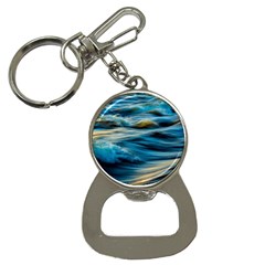 Waves Abstract Bottle Opener Key Chain