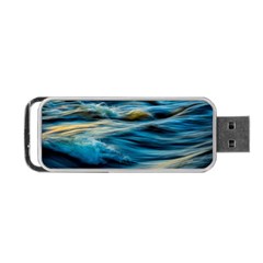 Waves Abstract Portable USB Flash (Two Sides)