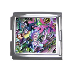 Rick And Morty Time Travel Ultra Mega Link Italian Charm (18mm) by Salman4z