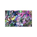 Rick And Morty Time Travel Ultra Sticker (Rectangular) Front