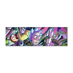 Rick And Morty Time Travel Ultra Sticker (bumper) by Salman4z