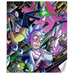 Rick And Morty Time Travel Ultra Canvas 20  X 24  by Salman4z