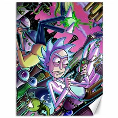 Rick And Morty Time Travel Ultra Canvas 36  X 48  by Salman4z