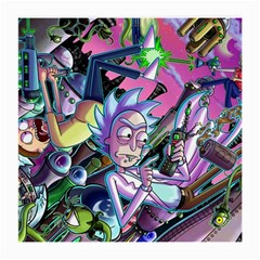 Rick And Morty Time Travel Ultra Medium Glasses Cloth by Salman4z