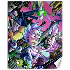 Rick And Morty Time Travel Ultra Canvas 11  X 14  by Salman4z