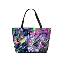 Rick And Morty Time Travel Ultra Classic Shoulder Handbag by Salman4z