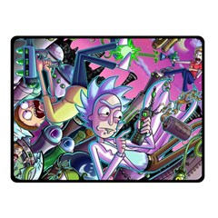 Rick And Morty Time Travel Ultra Fleece Blanket (small) by Salman4z