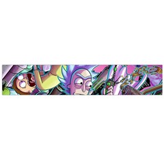 Rick And Morty Time Travel Ultra Large Premium Plush Fleece Scarf  by Salman4z