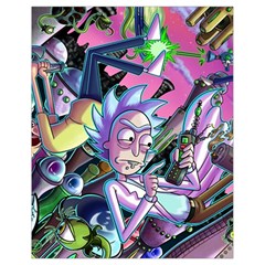 Rick And Morty Time Travel Ultra Drawstring Bag (small) by Salman4z