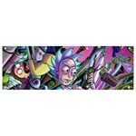 Rick And Morty Time Travel Ultra Banner and Sign 9  x 3  Front