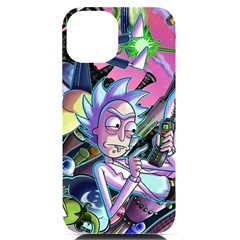 Rick And Morty Time Travel Ultra Iphone 14 Black Uv Print Case by Salman4z