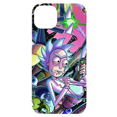 Rick And Morty Time Travel Ultra Iphone 14 Plus Black Uv Print Case by Salman4z