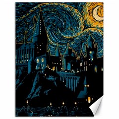 Hogwarts Castle Van Gogh Canvas 18  X 24  by Salman4z