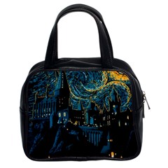 Hogwarts Castle Van Gogh Classic Handbag (two Sides) by Salman4z