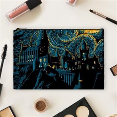 Hogwarts Castle Van Gogh Cosmetic Bag (large) by Salman4z